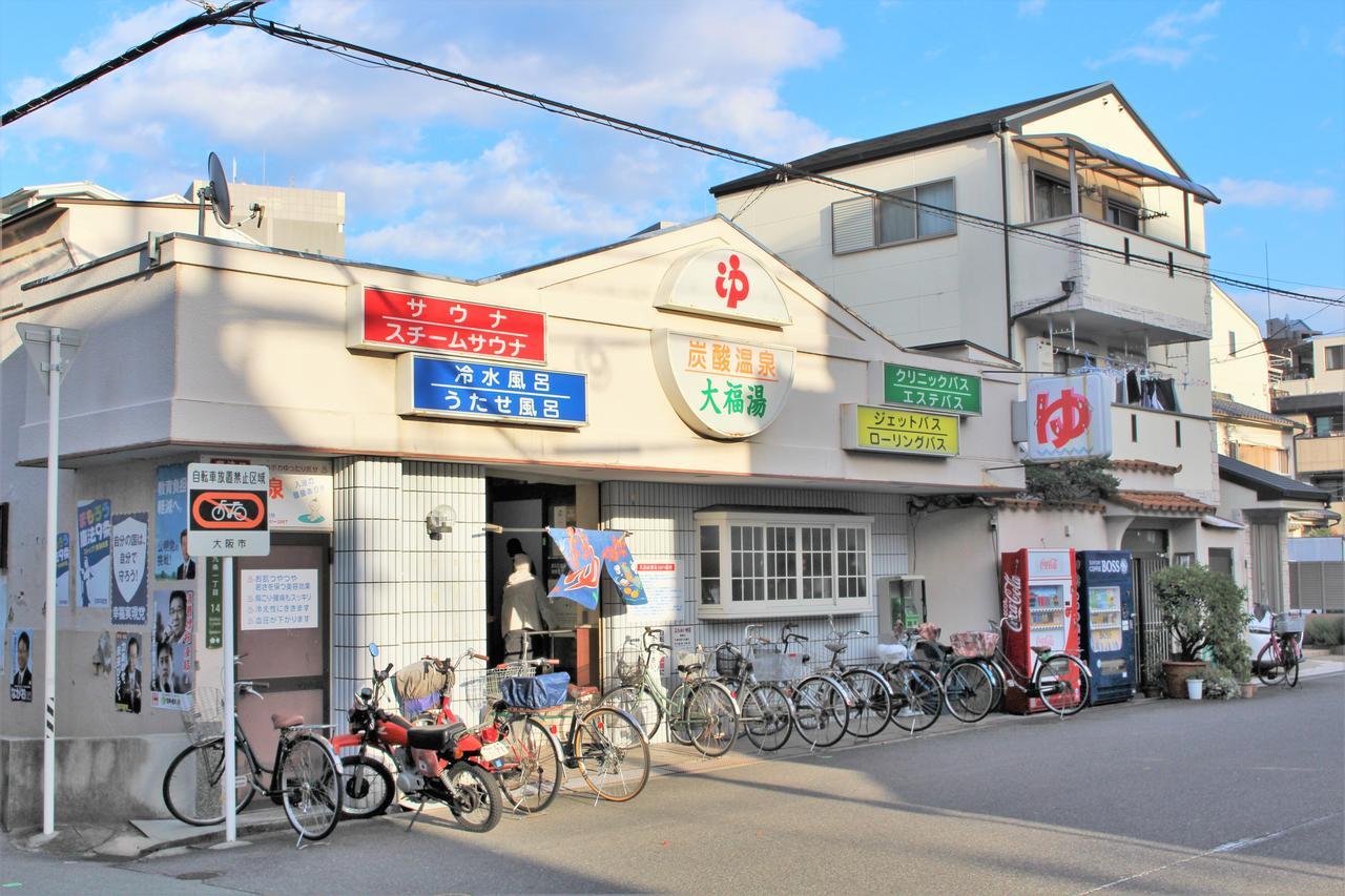 Sekai Hotel Mangetsu Osaka Exterior foto